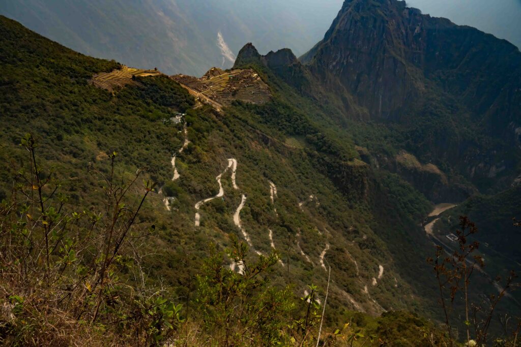 winding road to machu picchu