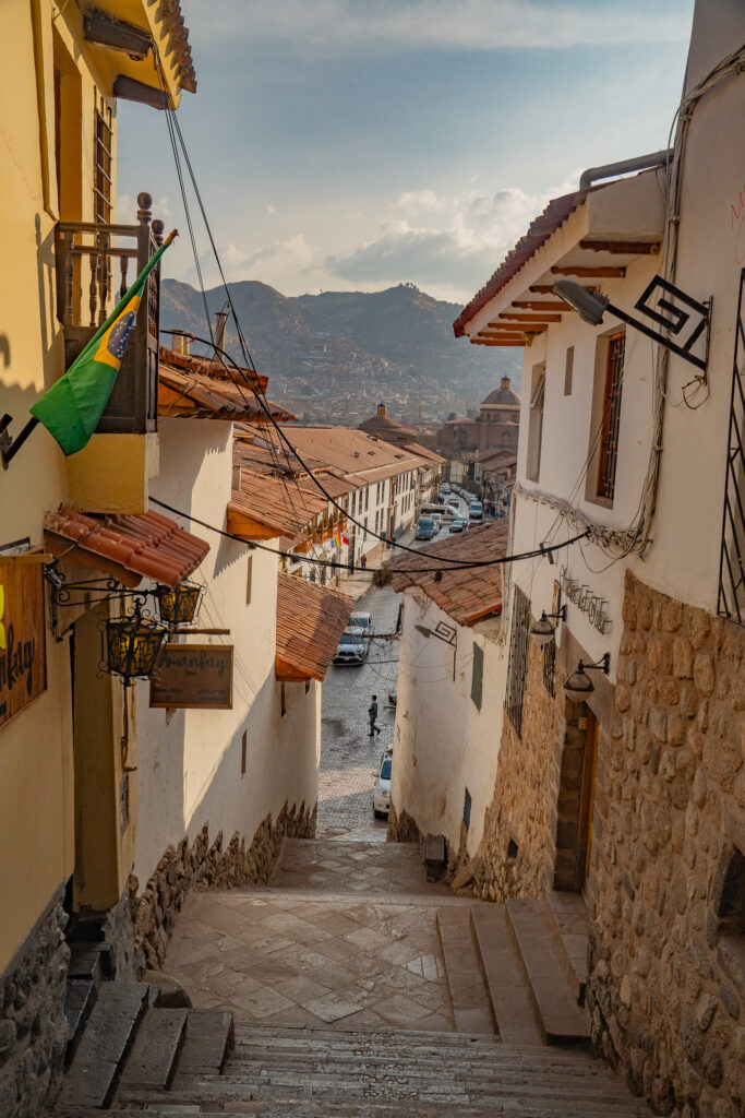 barrio san blas in cusco, peru